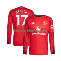 Alejandro Garnacho 17 Trikot Manchester United Herren Heimausrüstung 2025-2026 Langarm