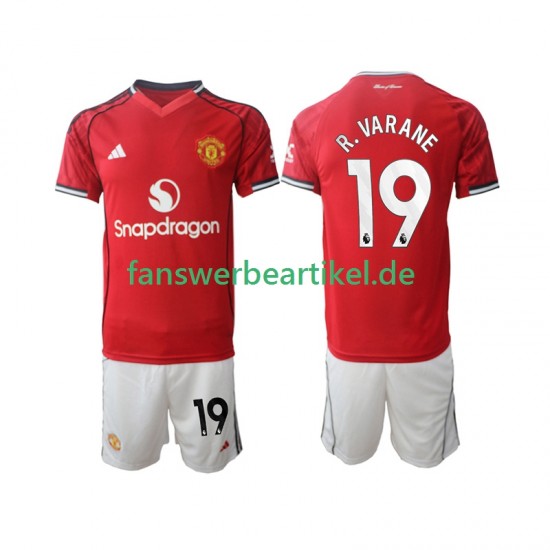Bryan Mbeumo 19 Trikot Manchester United Kinder Heimausrüstung 2025-2026 Kurzarm