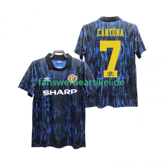 CANTONA 7 Retro 1993 Trikot Manchester United Herren Heimausrüstung Kurzarm