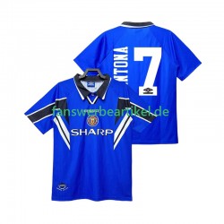 CANTONA 7 Retro 1996 1998 Trikot Manchester United Herren Ausweich ausrüstung Kurzarm