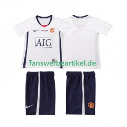 Retro Champions League 2009 Trikot Manchester United Kinder Auswärtsausrüstung 2008 Kurzarm
