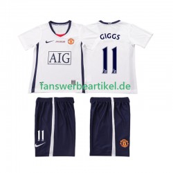 GIGGS 11 Retro Champions League 2009 Trikot Manchester United Kinder Auswärtsausrüstung 2008 Kurzarm