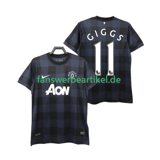 GIGGS 11 Retro 2013 2014 Trikot Manchester United Herren Auswärtsausrüstung Kurzarm