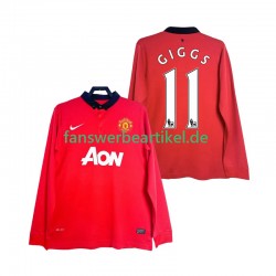 GIGGS 11 Retro 2013 2014 Trikot Manchester United Herren Heimausrüstung Langarm