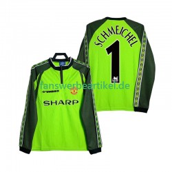 SCHMEICHEL 1 Retro 1998 2000 Torwart Trikot Manchester United Herren Heimausrüstung Langarm