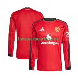 Trikot Manchester United Herren Heimausrüstung 2025-2026 Langarm