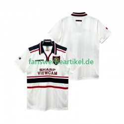 Retro 1998 Trikot Manchester United Herren Auswärtsausrüstung 1999 Kurzarm