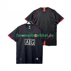 Retro 2007 Trikot Manchester United Herren Auswärtsausrüstung 2008 Kurzarm