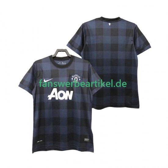 Retro 2013 2014 Trikot Manchester United Herren Auswärtsausrüstung Kurzarm