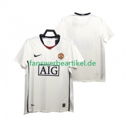 Retro Premier League 2009 Trikot Manchester United Herren Auswärtsausrüstung 2008 Kurzarm