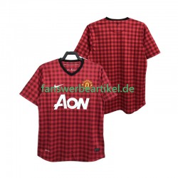 Retro 2012 2013 Trikot Manchester United Herren Heimausrüstung Kurzarm
