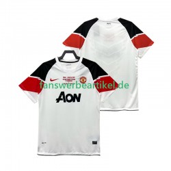 Retro Champions League 2012 Trikot Manchester United Herren Ausweich ausrüstung 2011 Kurzarm