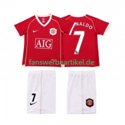 Ronaldo 7 Retro 2007 Trikot Manchester United Kinder Heimausrüstung 2006 Kurzarm