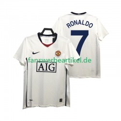 Ronaldo 7 Retro Premier League 2009 Trikot Manchester United Herren Auswärtsausrüstung 2008 Kurzarm
