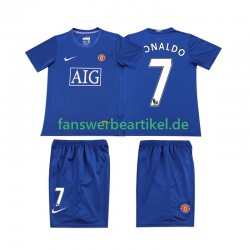 Ronaldo 7 Retro 2009 Trikot Manchester United Kinder Ausweich ausrüstung 2008 Kurzarm
