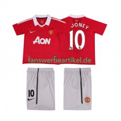 Rooney 10 Retro Trikot Manchester United Kinder Heimausrüstung 2011 2010 Kurzarm