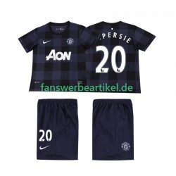 V PERSIE 20 Retro 2013 2014 Trikot Manchester United Kinder Auswärtsausrüstung Kurzarm