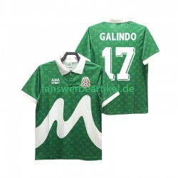 GALINDO 17 Retro 1995 Trikot Mexiko Herren Heimausrüstung Kurzarm