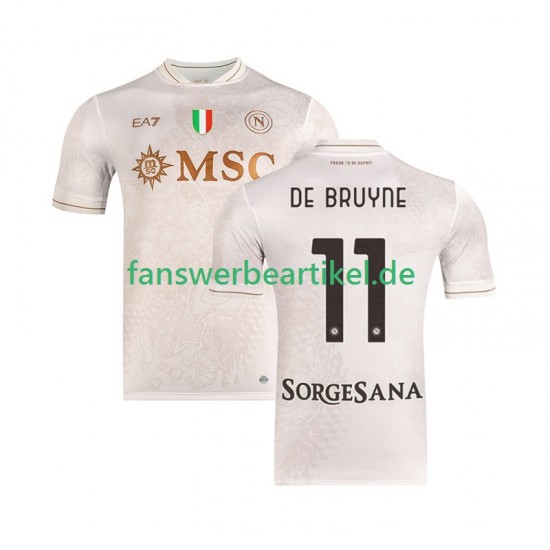 Kevin De Bruyne 11 Trikot SSC Neaples Herren Auswärtsausrüstung 2025-2026 Kurzarm