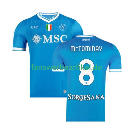 Scott McTominay 8 Trikot SSC Neaples Herren Heimausrüstung 2025-2026 Kurzarm