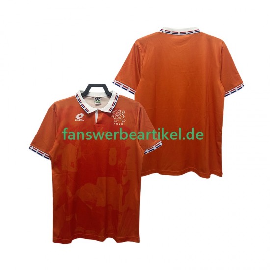 Retro 1996 Trikot Niederlande Herren Heimausrüstung Kurzarm