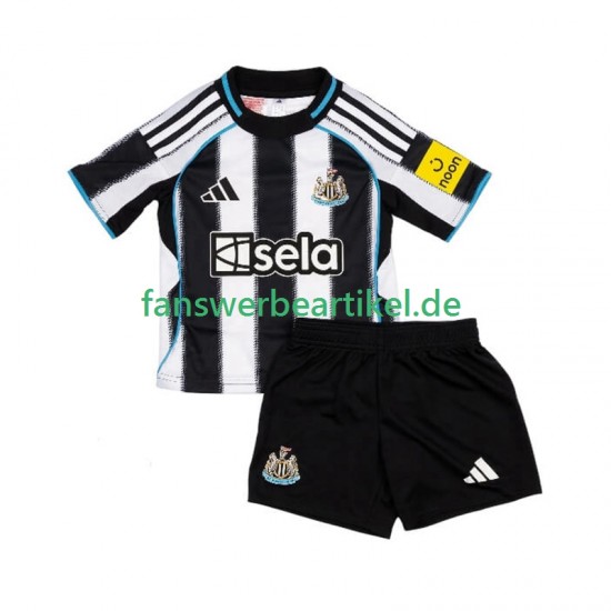 Trikot Newcastle United Kinder Heimausrüstung 2025-2026 Kurzarm