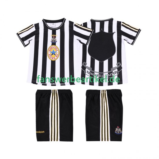 Retro 1997 Trikot Newcastle United Kinder Heimausrüstung 1999 Kurzarm