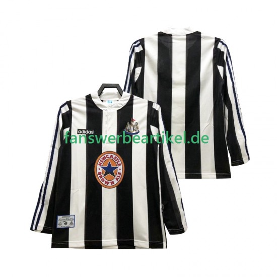 Retro 1995 1997 Trikot Newcastle United Herren Heimausrüstung Langarm