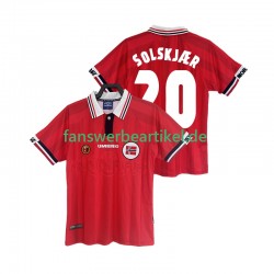 Retro SOLSKJAER 20 1998 Trikot Norwegen Herren Heimausrüstung Kurzarm