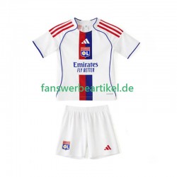 Trikot Olympique Lyon Kinder Heimausrüstung 2025-2026 Kurzarm