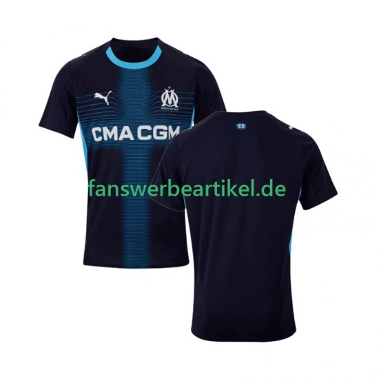 Trikot Olympique Marseille Herren Auswärtsausrüstung 2025-2026 Kurzarm