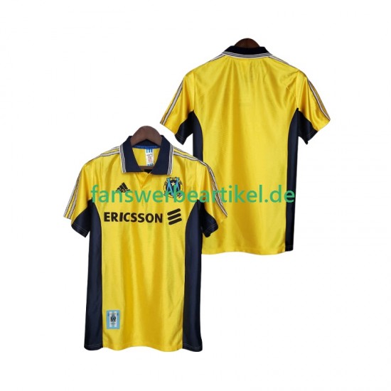 Retro 1998 Trikot Olympique Marseille Herren Ausweich ausrüstung 1999 Kurzarm