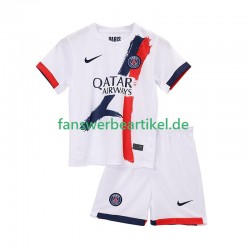 Trikot Paris Saint-Germain Kinder Auswärtsausrüstung 2025-2026 Kurzarm