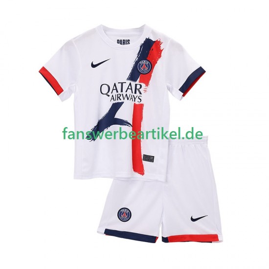 Trikot Paris Saint-Germain Kinder Auswärtsausrüstung 2025-2026 Kurzarm