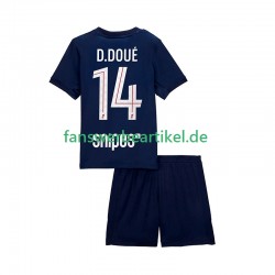 Desire Doue 14 Trikot Paris Saint-Germain Kinder Heimausrüstung 2025-2026 Kurzarm