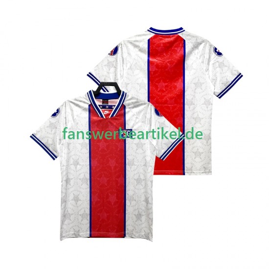 Retro 1995 Trikot Paris Saint-Germain Herren Auswärtsausrüstung 1994 Kurzarm