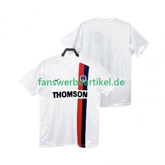 Retro 2002 2003 Trikot Paris Saint-Germain Herren Auswärtsausrüstung Kurzarm