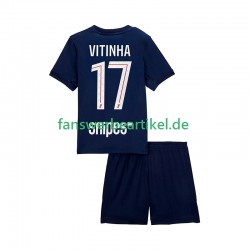 Vitinha 17 Trikot Paris Saint-Germain Kinder Heimausrüstung 2025-2026 Kurzarm