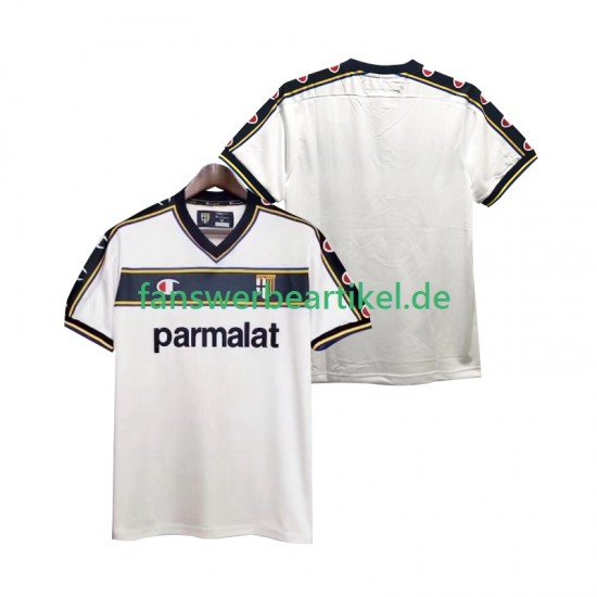 Retro 2002 2003 Trikot Parma Herren Auswärtsausrüstung Kurzarm
