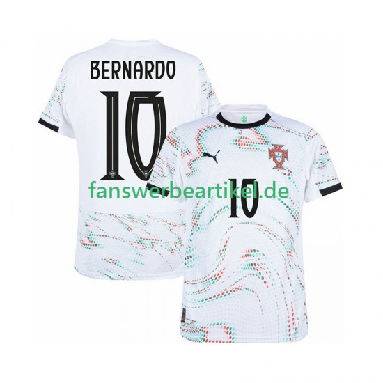 Bernardo Silva 10 Trikot Portugal Herren Auswärtsausrüstung 2025-2026 Kurzarm