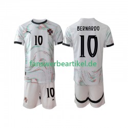 Bernardo Silva 10 Trikot Portugal Kinder Auswärtsausrüstung 2025-2026 Kurzarm