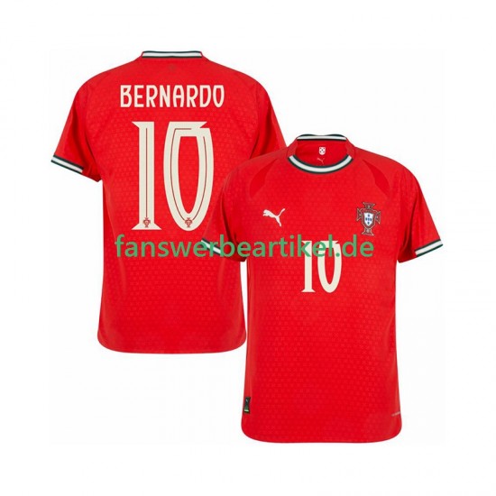 Bernardo Silva 10 Trikot Portugal Herren Heimausrüstung 2025-2026 Kurzarm