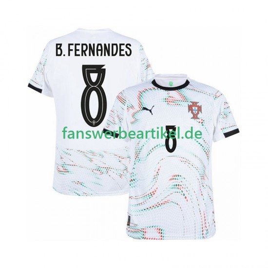 Bruno Fernandes 8 Trikot Portugal Herren Auswärtsausrüstung 2025-2026 Kurzarm