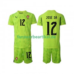 Jose Sa 12 Torwart Trikot Portugal Kinder Heimausrüstung 2025 Kurzarm