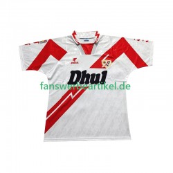 Retro 1995 Trikot Rayo Vallecano Herren Heimausrüstung 1994 Kurzarm