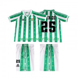 FINIDI 25 Retro 1996 1997 Trikot Real Betis Kinder Heimausrüstung Kurzarm