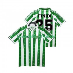 FINIDI 25 Retro 1996 1997 Trikot Real Betis Herren Heimausrüstung Kurzarm