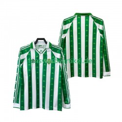 Retro 1996 1997 Trikot Real Betis Herren Heimausrüstung Langarm