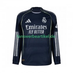 Trikot Real Madrid Herren Auswärtsausrüstung 2025-2026 Langarm