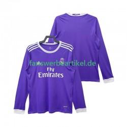 Retro 2016 2017 Trikot Real Madrid Herren Auswärtsausrüstung Langarm